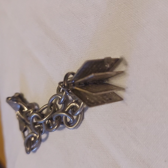 Vintage 1940-50's Holy Bible Lord's Prayer sterling charm Bracelet #3 - Picture 2 of 8